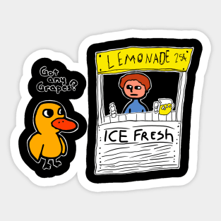 Got Any Grapes? - The Duck Song Sticker